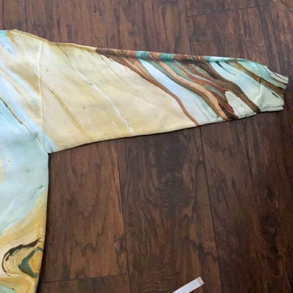 Vintage Tultex Crewneck Tie dye sweatshirt size L amazing unique Like new - Picture 8 of 11